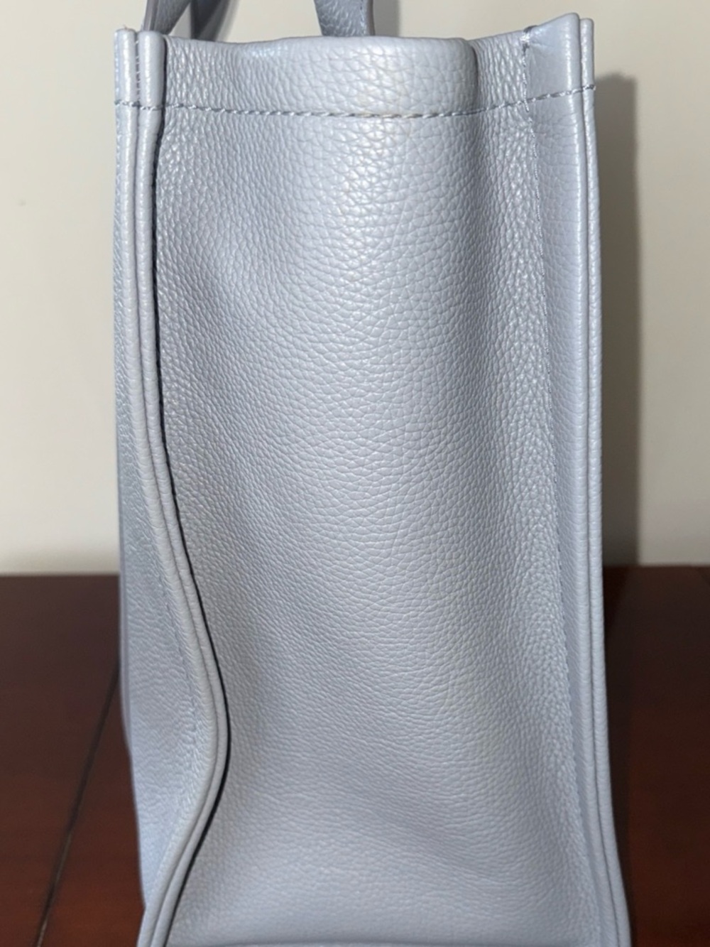 Marc Jacobs The Tote Bag - Large Leather Cement Gray - Picture 4 of 9